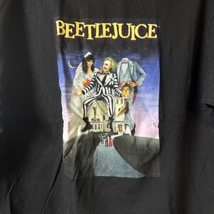 Beetlejuice Graphic Black Short Sleeve Tee